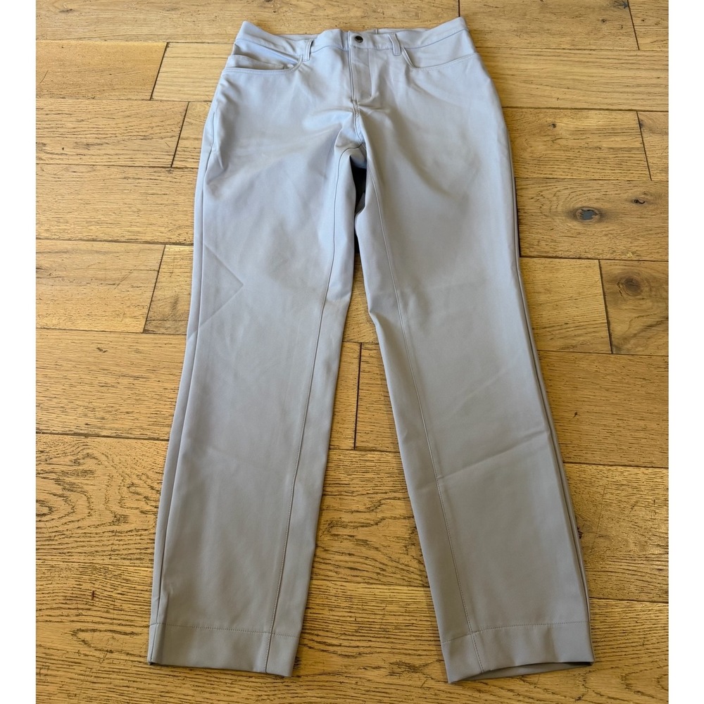 State and Liberty Athletic Fit Tech Chino Golf Pants Size 36 Light Gray (2119)